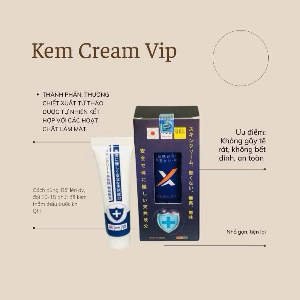 [Khuyên mãi sốc] Kem Vip Nhật - Dưỡng Tay Cream Vip Men - Kem Bôi Ngoài Da Dưỡng Am Da Tay