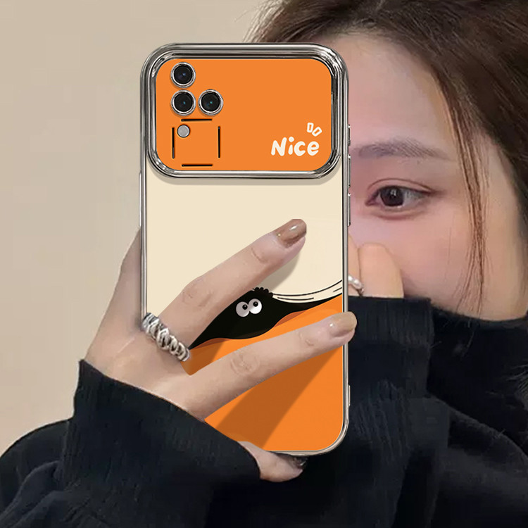 Bánh quy màu cam dễ thương Thích hợp cho vỏ điện thoại iQOO15 / 13 / 12PRO NEO11 Silicone mềm Z10Tur