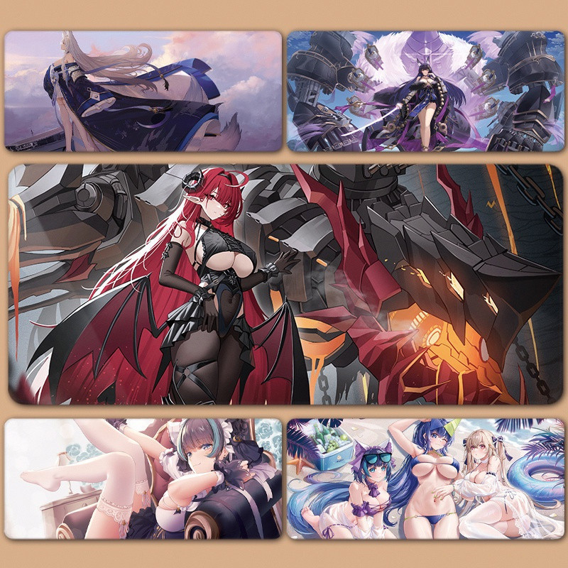 Azur Lane Hindenburg New Jersey Musashi Shinano Neo Taiho Noshiro Unicorn Atago XXL Bàn di chuột lớn