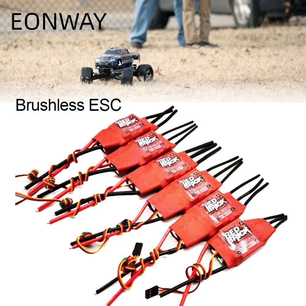ESC không chổi than EONWAY, Bộ phận RC Bộ điều khiển tốc độ điện tử 5V / 3A 5V / 5A, Gạch đỏ bền 50A