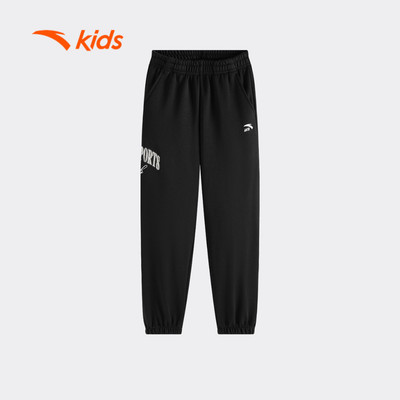 ANTA KIDS Quần Dài Thể Thao Lót Nỉ Dành Cho Bé Gái Bé Trai 3625D1719