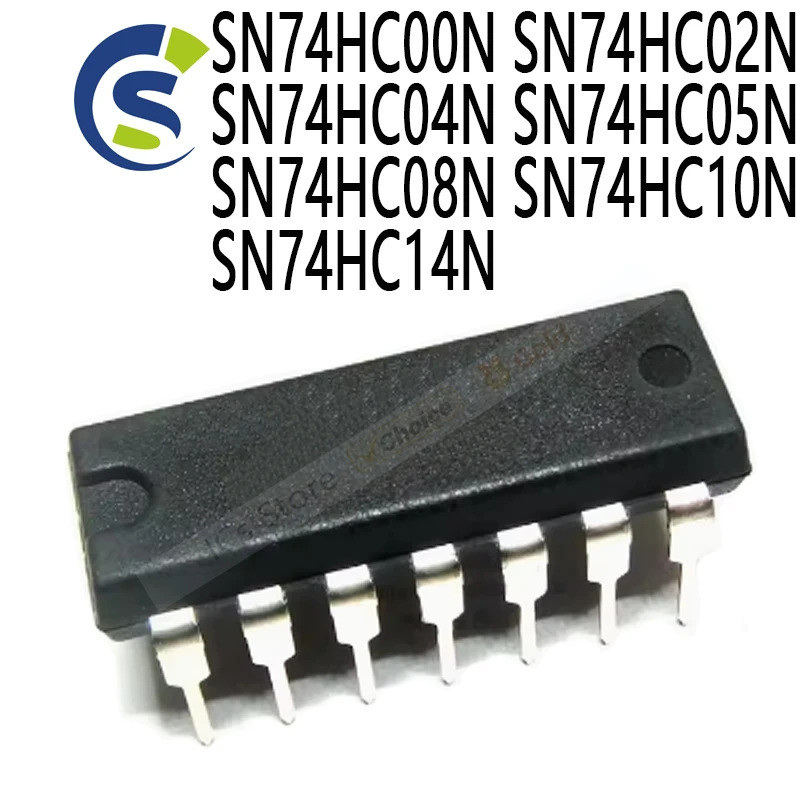 5 CHIẾC 74HC00 74HC02 74HC04 74HC08 74HC10 74HC00N SN74HC00N SN74HC02N SN74HC04N SN74HC05N SN74HC08N
