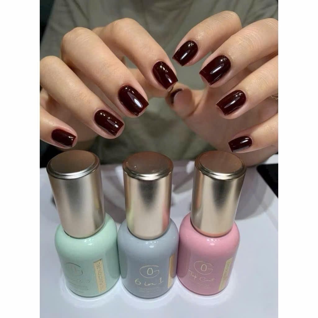 Base, top coat, 6in1 hãng TG.  Shop Mây Nail