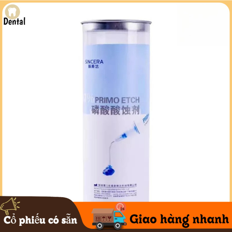 Nha khoa 37% Axit Phosphoric Etching Gel 2.5ml / 5ml Vật liệu sửa chữa răng miệng Làm trắng răng Ven