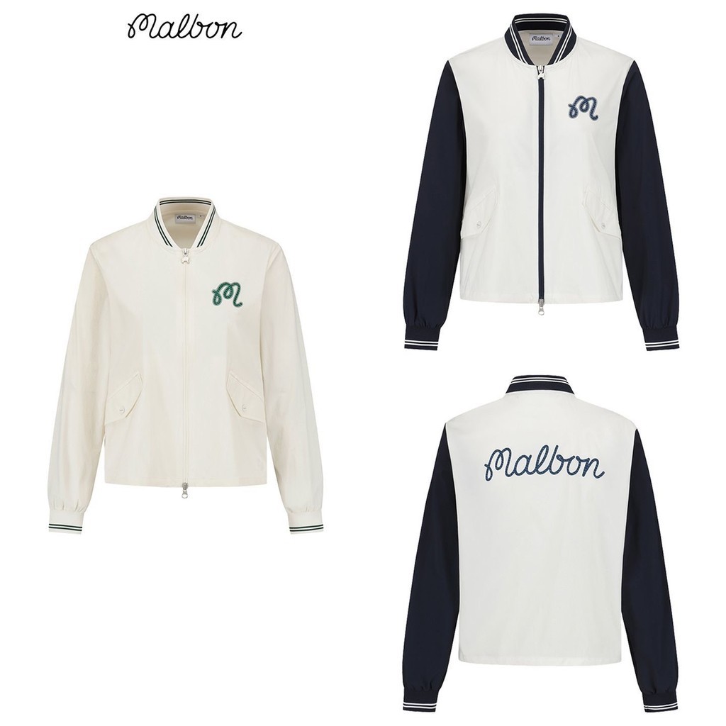 26 Hàn Quốc MALBON Golf Jersey Nữ Xuân Hè Áo khoác co giãn nhẹ Thể thao ngoài trời Xu hướng thời tra