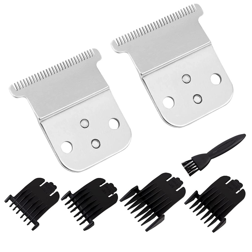 Bộ lưỡi T thay thế 2 gói cho lưỡi thép Andis D7 / D8, tương thích với tông đơ cắt tóc Andis SlimLine