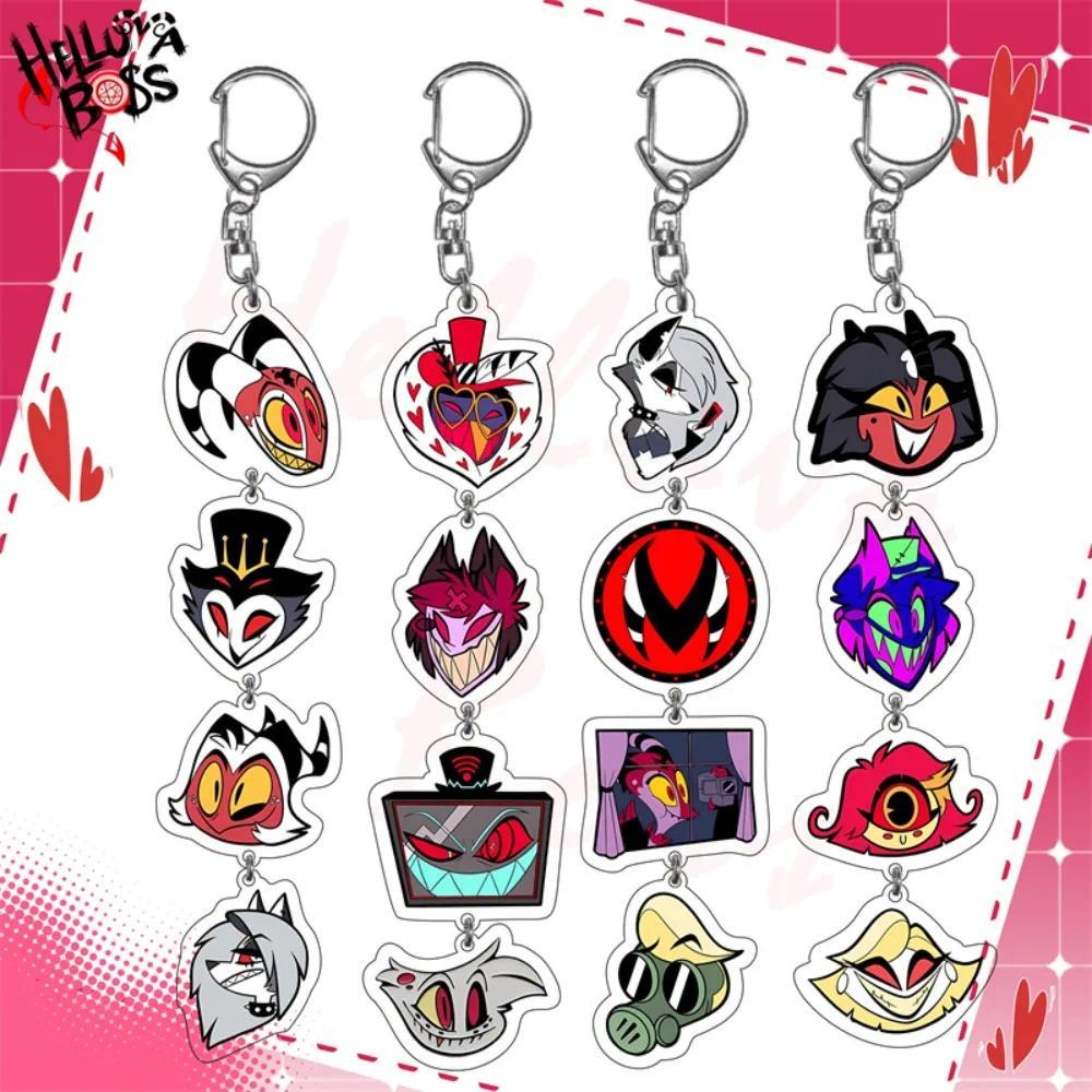 For Acrylic Móc khóa Bilitzo Moxxie Milie Loonie Stolas Goetia Backpack Mặt treo Anime Peripheral Ho