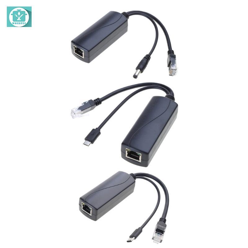 Woedpez Portable Active 5V 2 4 A PoE Splitter Adapter Gigabit PoE Splitter Phụ kiện