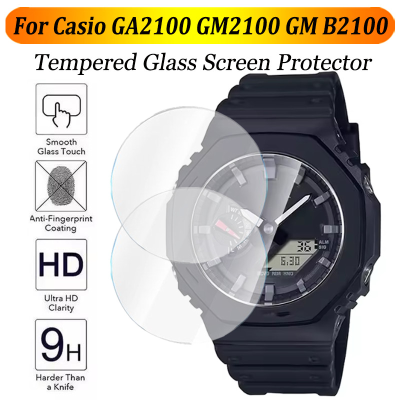 Kính cường lực 9H chống trầy bảo vệ màn hình cho Casio GA2100 GM2100 GM B2100