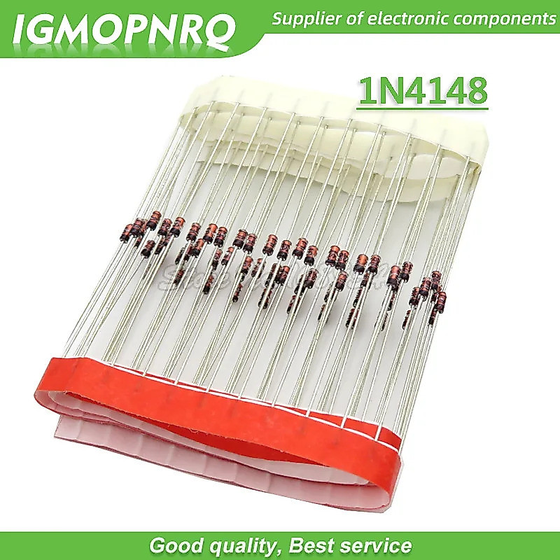 100 CÁI 1N4148 DO-35 IN4148 Diode Chuyển Đổi Mới Chính Hãng