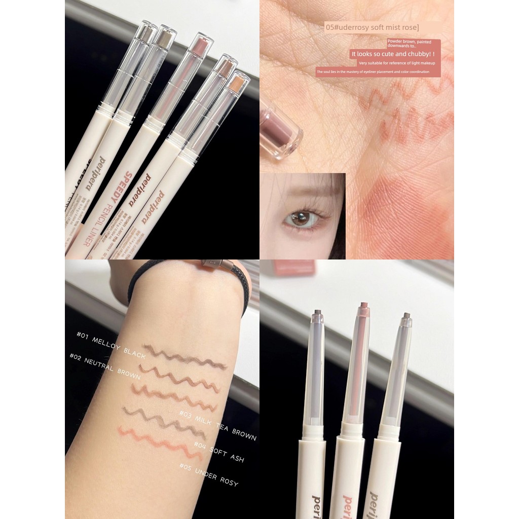 Sản phẩm chính hãng chính hãngHàn Quốc PERIPERA PERIPERA PERIPERA Bút Gel Bút Nằm Silkworm Bút Chống