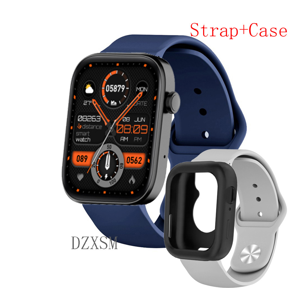 Dây đeo + Vỏ cho colmi p71 Full Cover Bảo vệ màn hình Silicone colmi p71 Dây đeo đồng hồ thông minh 