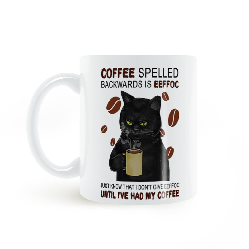 Cà phê được đánh vần ngược là Eeffoc Mug Backward Spelled Backward Coffee Mug