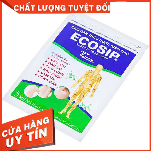 ✅[CHÍNH HÃNG, CHO KIỂM HÀNG] Cao dán thảo dược ECOSIP