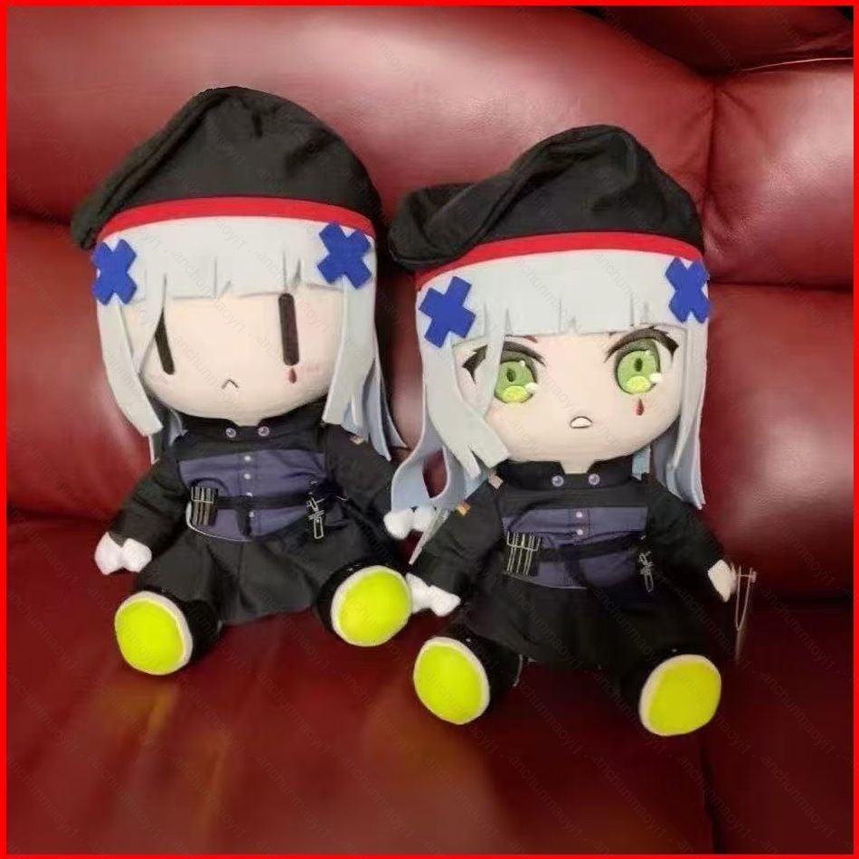 DC1 Girls 'Frontline HK416 Plushie Trò chơi ngồi Merch Búp bê bông sang trọng dễ thương