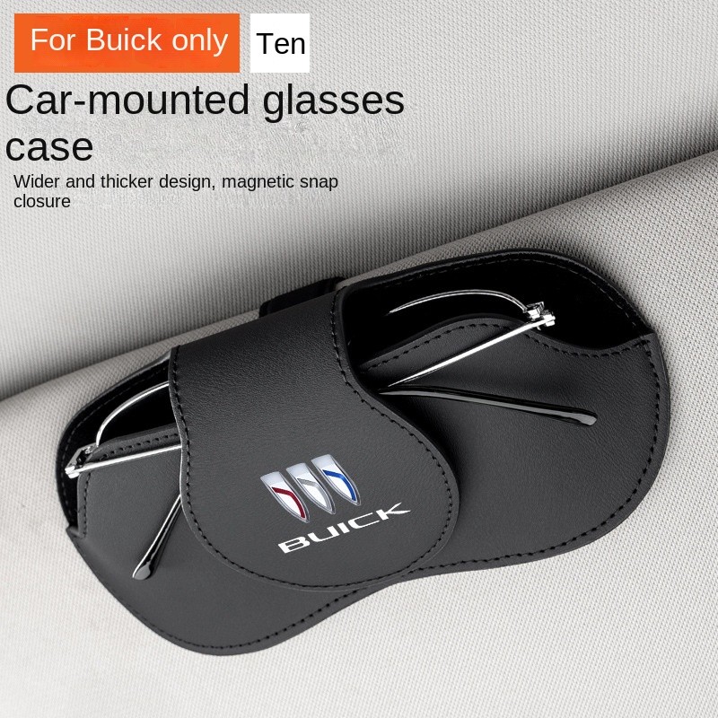 Suitable for New Buick Business Regal/Verano/GL8/Regal Car Glasses Case Sun Visor Sunglasses Storage