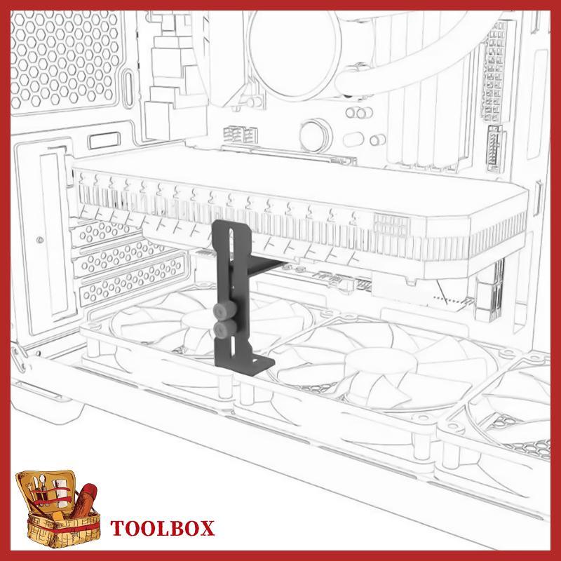TOOLBOX GPU Hỗ trợ Giá đỡ GPU Giá đỡ GPU Có thể điều chỉnh GPU Sags Giá đỡ Card đồ họa