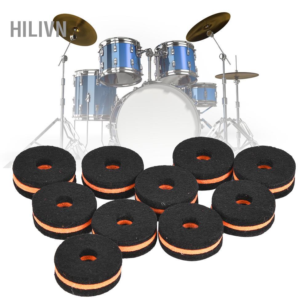 Hilivn Cymbals Washer Cymbal phớt Pad tròn Trọng lượng nhẹ bền cho nhạc cụ