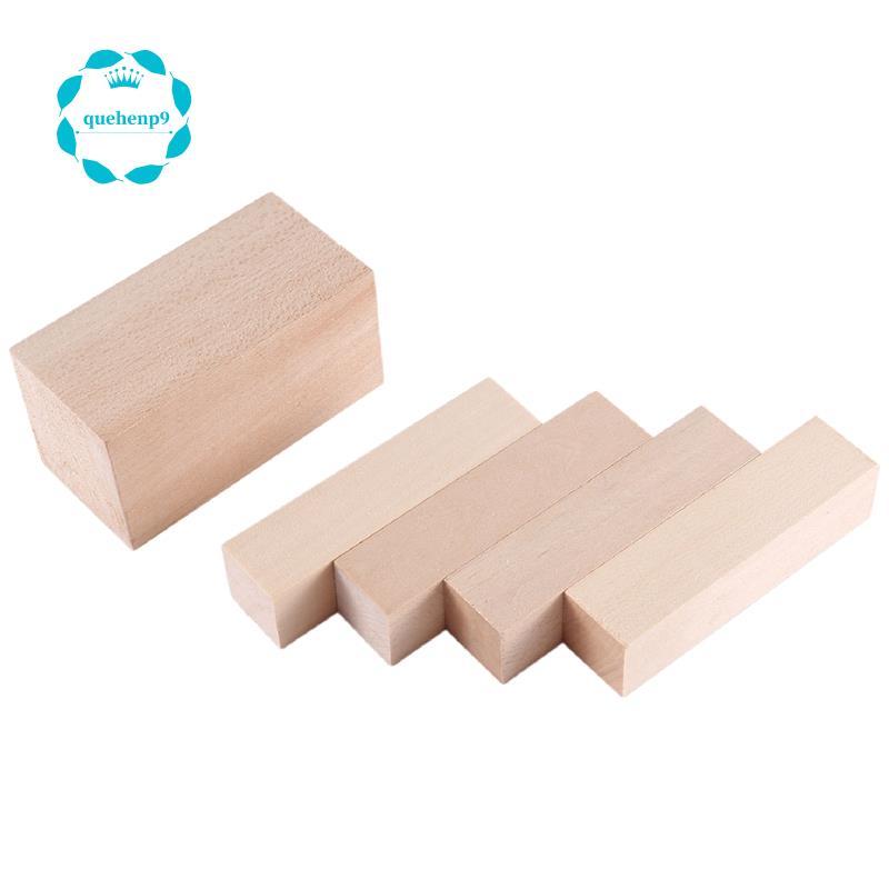 5 Chiếc Khắc Khối Gỗ Whittling Khối Gỗ Basswood Khắc Khối Chưa Hoàn Thành Bộ Để Khắc Người Mới Bắt Đ