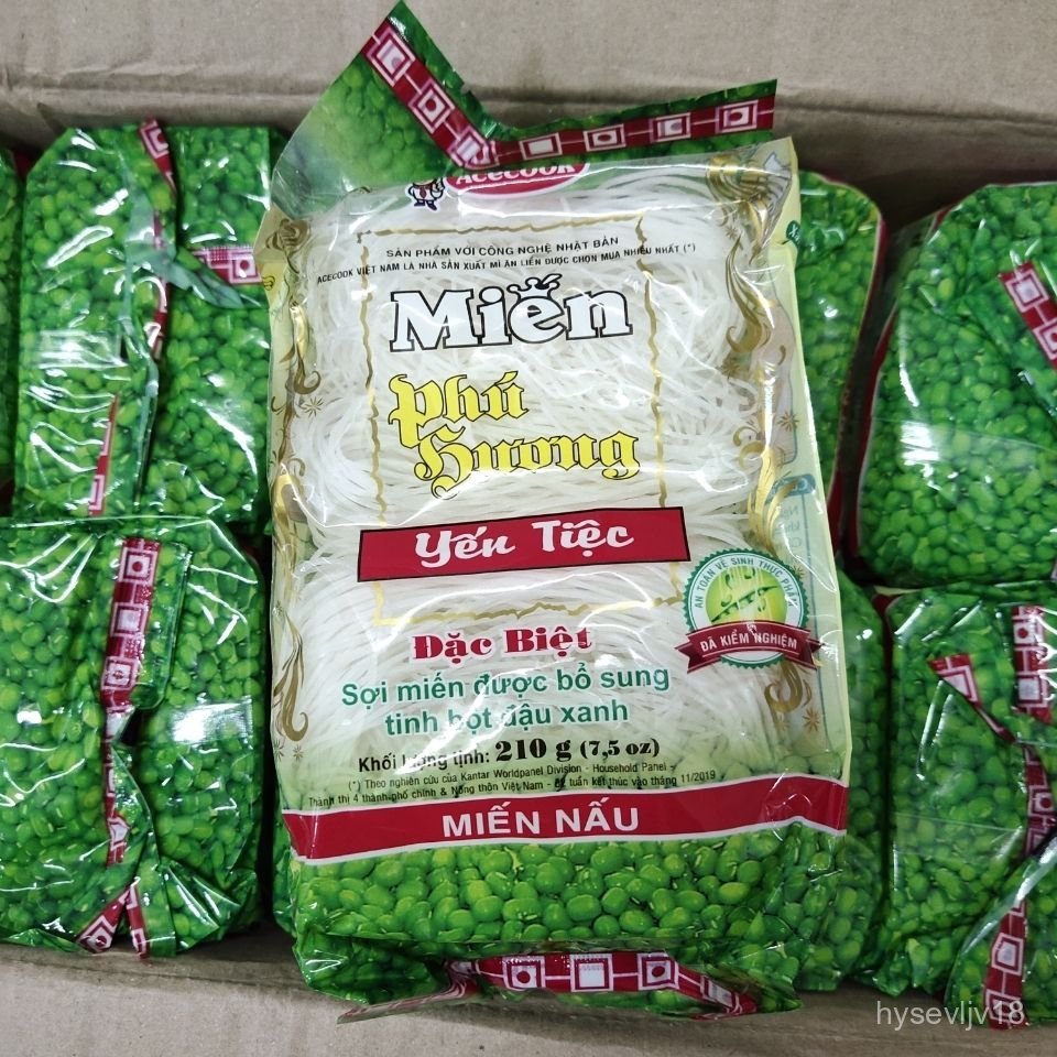 MIEN Mì đậu xanh kiểu Việt Nam210Gam Nồi quạt Acecook Bún gạo Bột chanh nấu súp ăn liền tiện lợi