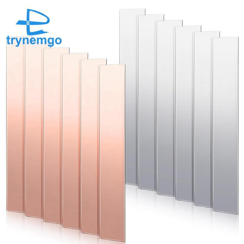 12 Chiếc Đồng Nguyên Chất Kẽm Anode Tấm 99,9% Độ Tinh Khiết Cao Đồng Kẽm Dây Điện Cực 0,04 Inch X 0,