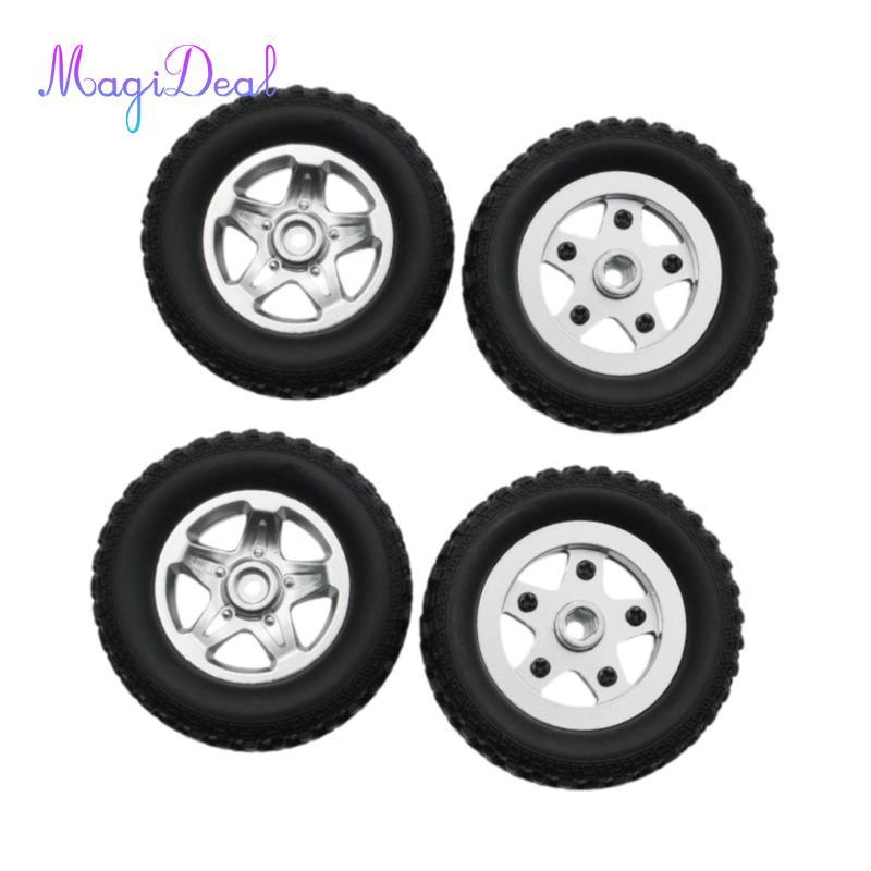 MagiDeal 4 Miếng Lốp Xe RC Nâng Cấp Chắc Chắn Cho Xe RC Tỷ Lệ 1 / 12 MN82 82S LC79