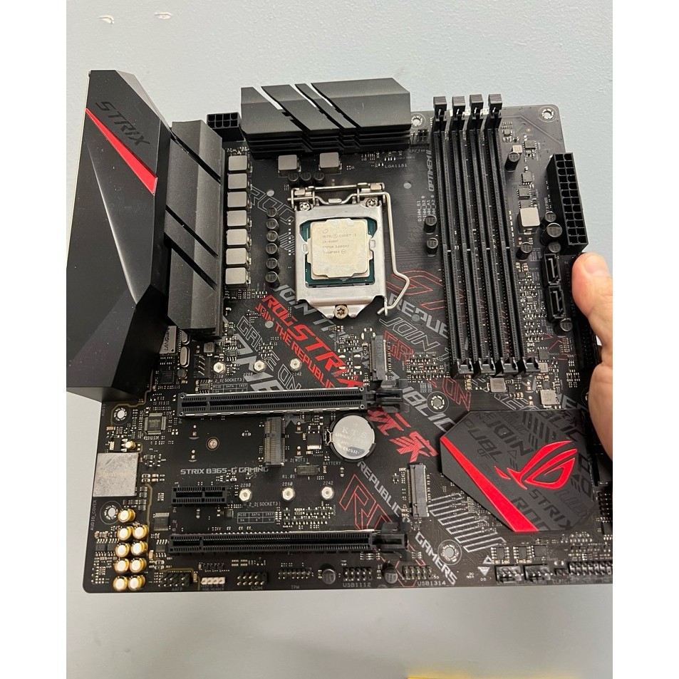 Combo Main B365M strix + i3 9100F
