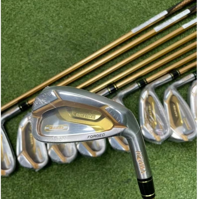10 CHIẾC HONDA S07 4STAR NAM Golf Iron Set 4 5 6 7 8 9 10 11 Aw Sw Iron Nam Trục Thép Than chì Golf 