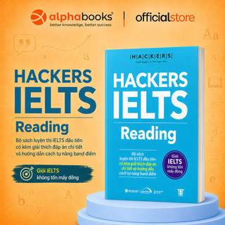 Sách - hackers ielts reading - luyện thi ielts reading band 3.0-6.0+ kèm lời giải chi tiết