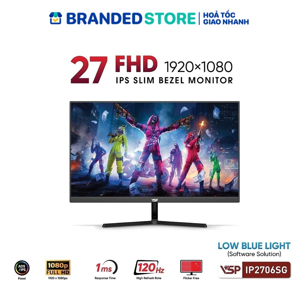 Màn Hình VSP IP2706SG (27 inch / IPS / FHD / 120Hz / 1ms)