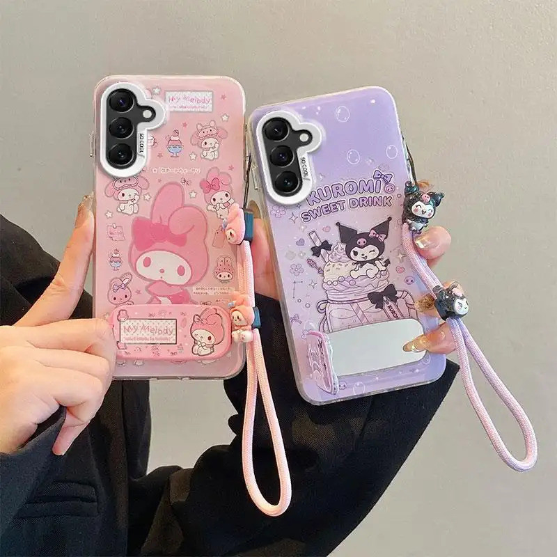 Ốp điện thoại trong suốt in hình Kawaii Pastel phù hợp cho Samsung Galaxy A17 4G, A17 5G, F17 5G, M1