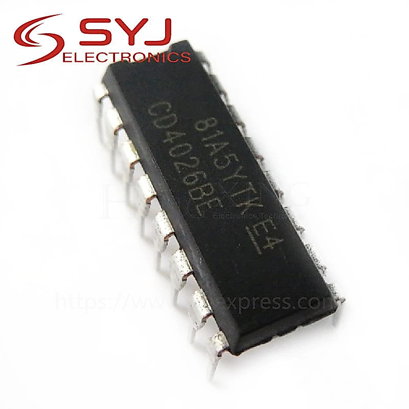 10 Cái / lốc CD4026BE CD4026 DIP-16 Còn Hàng