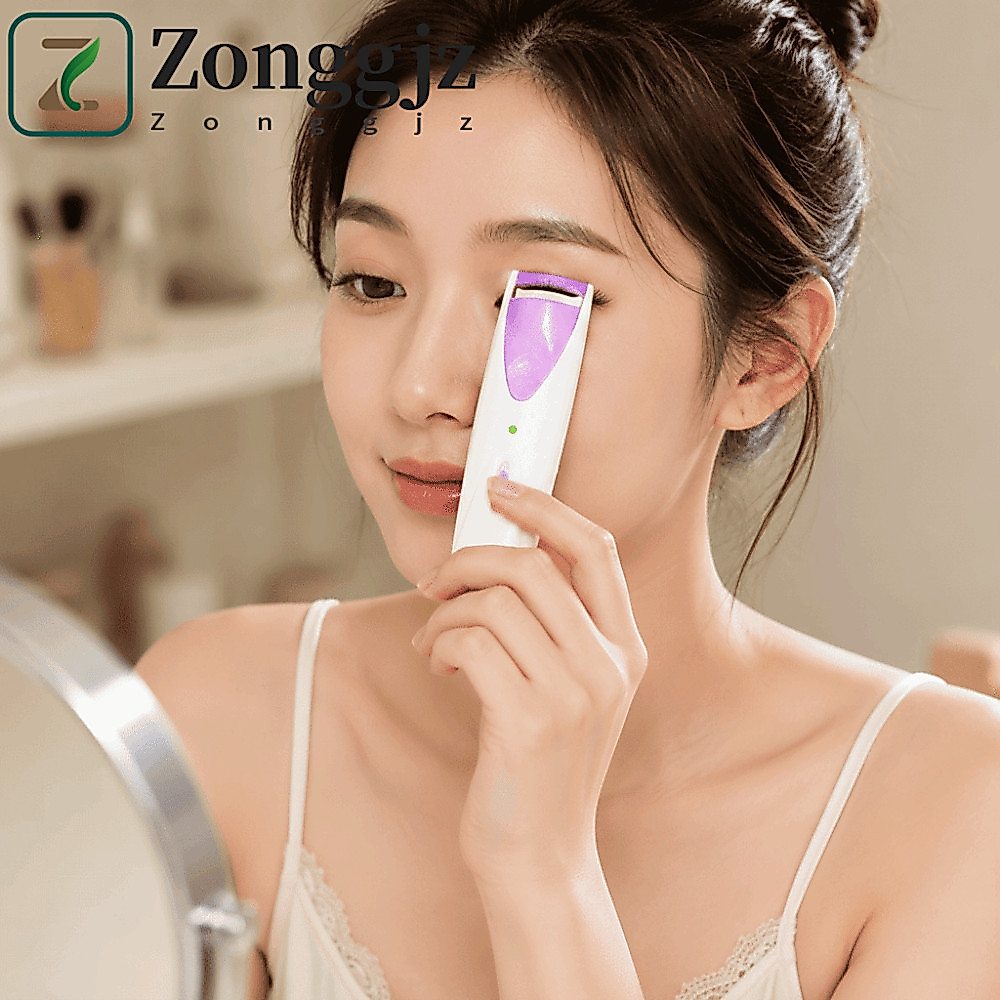 Máy uốn mi điện ZONGGJZ, Kẹp mi điện tự động, Dụng cụ uốn mi lâu trôi Perm Home