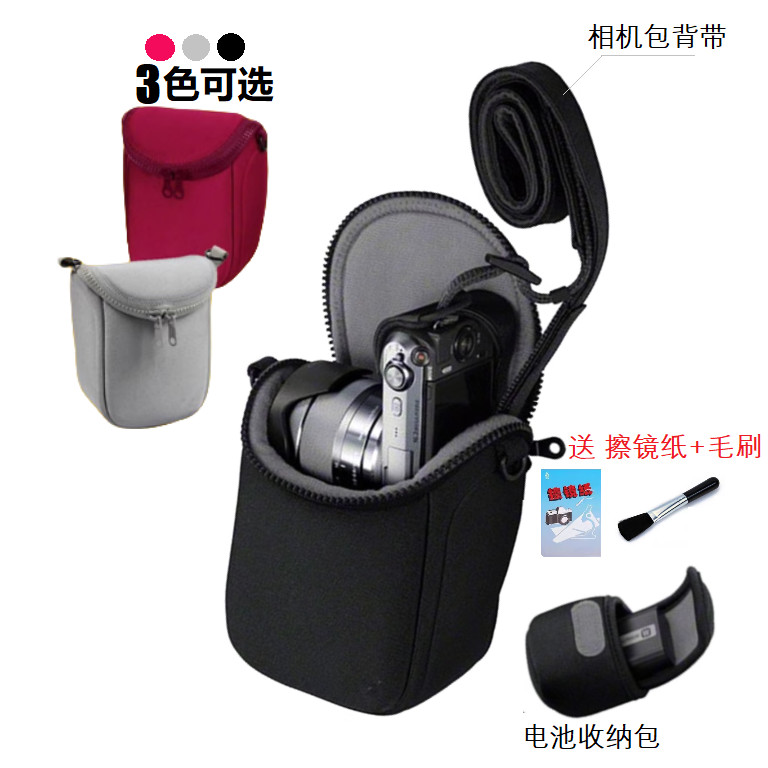 🥝Thích hợp cho Samsung NX2000 NX3000 NX1000 NX1100 NX3300 Micro Vỏ bảo vệ đơn Túi đựng máy ảnh🥝
