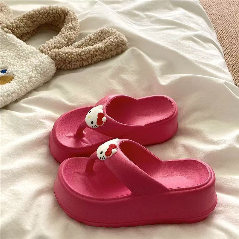 Giày Nữ Flip-Flops Flip-Flops Nữ Mùa Hè Mặc Ngoài 2026 Phong Cách Mới Đế Dày Cao Gót Flip-Flops Chốn