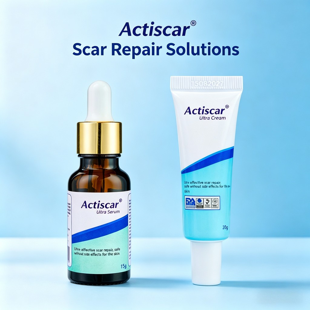 【Hàng chính hãng】BỘ SERUM & KEM TRỊ SẸO ACTISCAR - GIẢM SẸO LỒI, SẸO THÂM, ĐỀU MÀU DA, PHỤC HỒI DA T