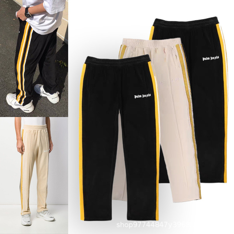 PALM Palm Angels Rainbow Pants Casual Long Pants Men's High Street Straight Pants Angels Women's vel