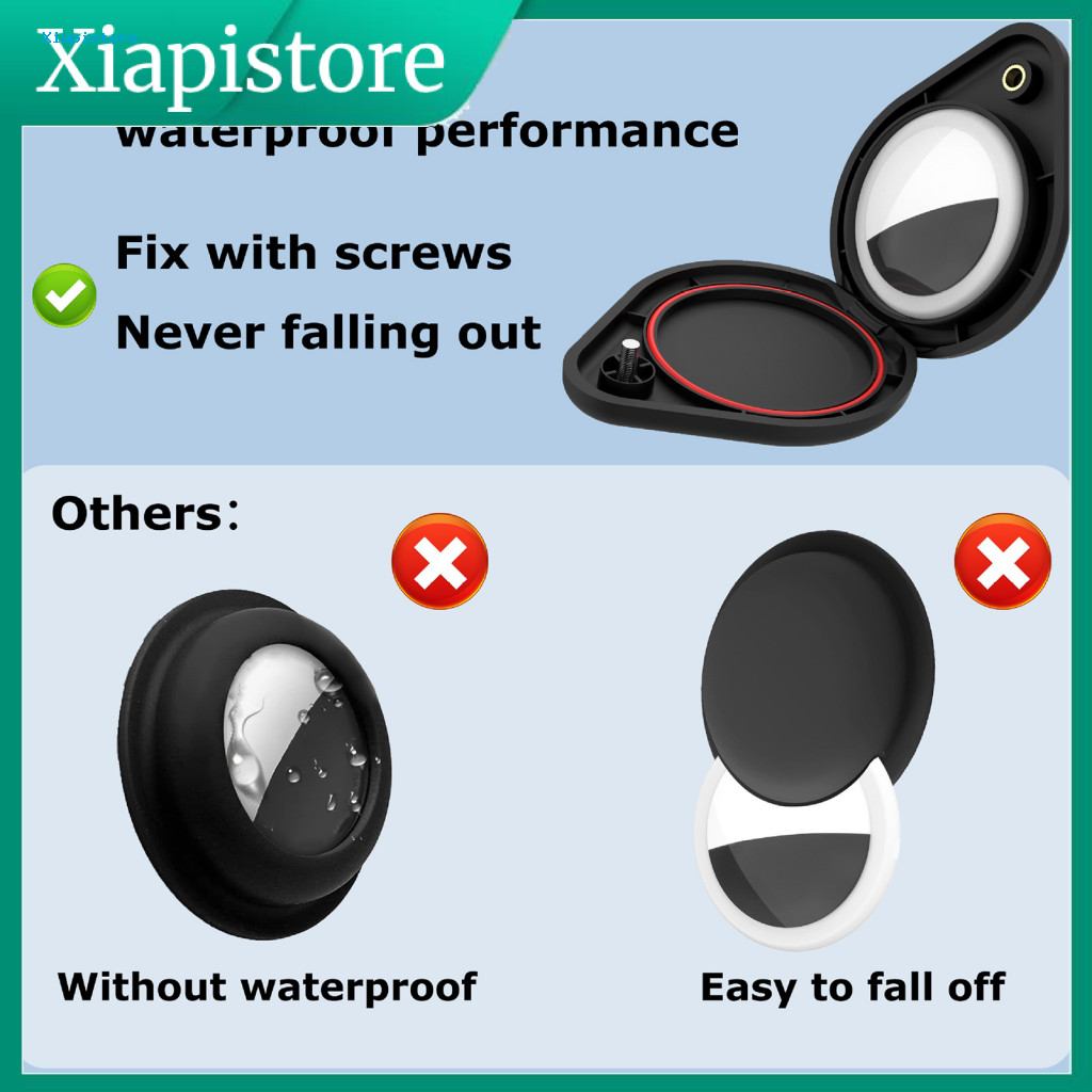 [Xiapistore] Gps Tracker Vỏ bảo vệ toàn diện Gps Tracker Vỏ bảo vệ chống bụi cho Airtag Mini – Chất 