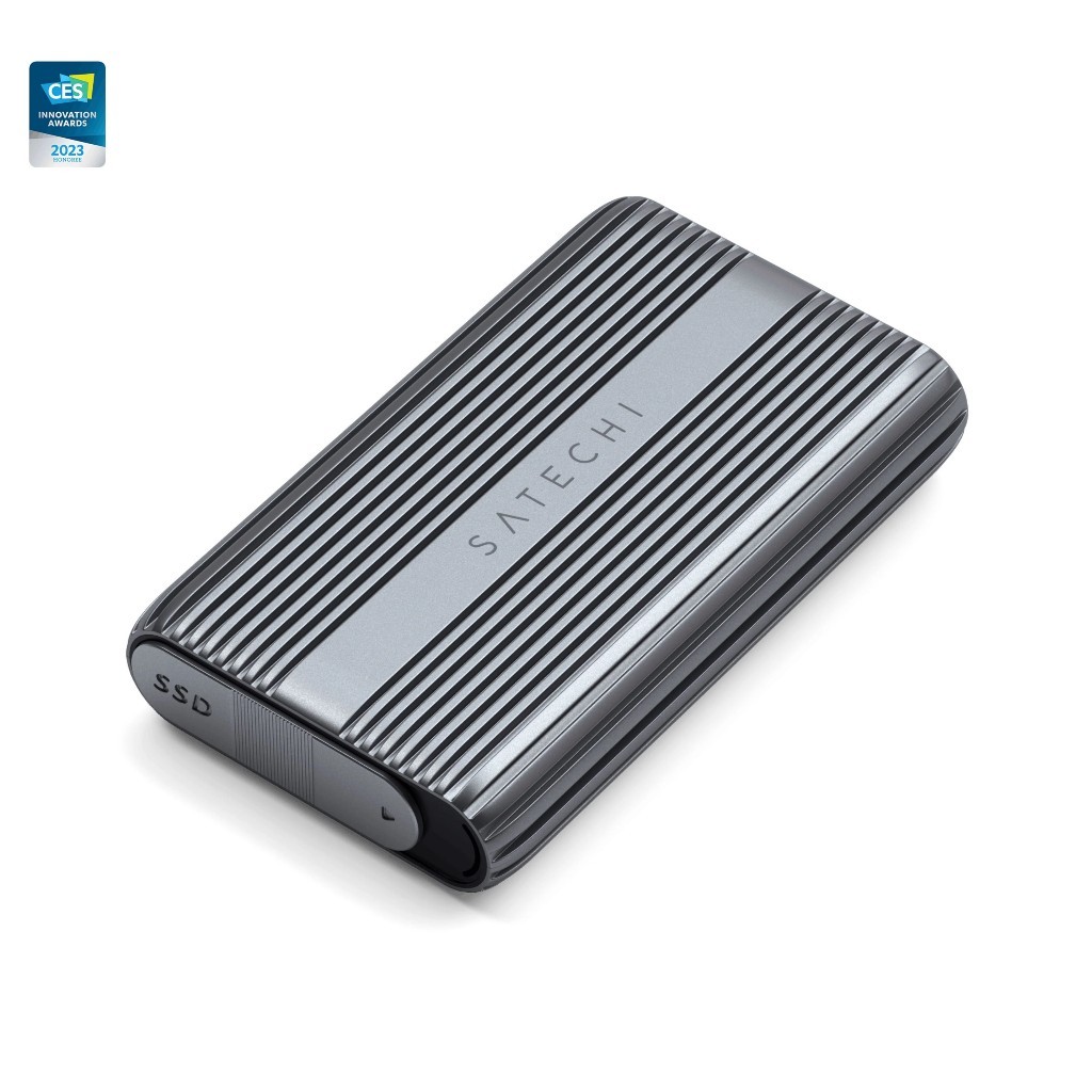Box Ổ Cứng Satechi M.2 NVMe SSD | USB4 40Gbps | Đến 16TB | Nhôm Chốt Silicon | BH 2 Năm