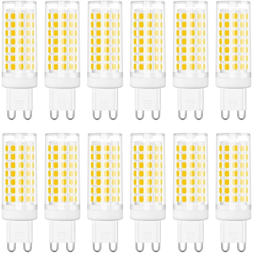 Bóng đèn LED G9, Bóng đèn LED 6W G9 có thể điều chỉnh độ sáng, Bóng đèn Halogen G9 tương đương 60 Wa