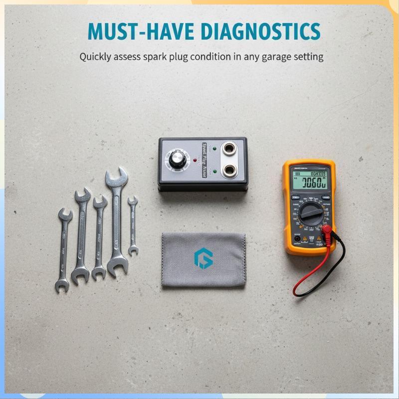 (COD) 1 Bộ Xe Máy Cuộn Dây Cheer Spark Detector Có Thể Điều Chỉnh Lỗ Kép Sparking Plug Test Spark Te