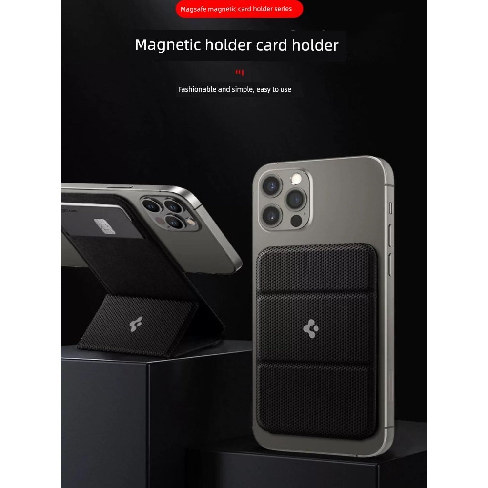 magsafe wallet ví magsafe iphone Spigen Ví từ tính dán sau điện thoại cho iPhone 16/15/14/13