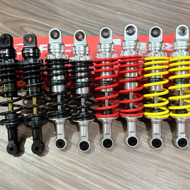 Phuộc RCB C2/ C 2 Sirius, Jupiter mẫu mới, BH 1 năm : Đen ty vàng, Đỏ, Vàng, Đen