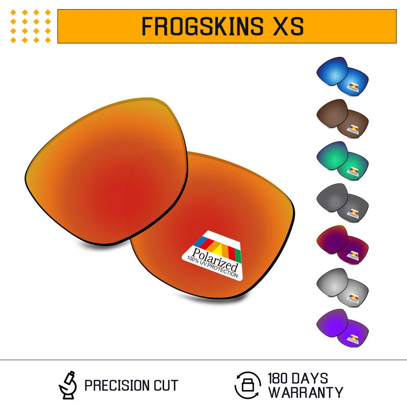 Ống kính thay thế phân cực cho khung kính râm Frogskins XS OJ9006-53mm Youth Fit - Nhiều tùy chọn T5