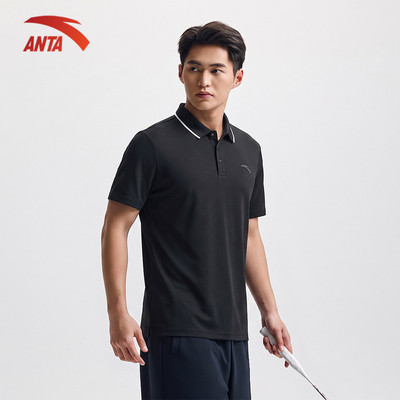 ANTA Nam Business Áo polo tay ngắn Thể Thao Short Sleeve Polo Shirt Pickleball Tập Gym Tennis 1526B7137