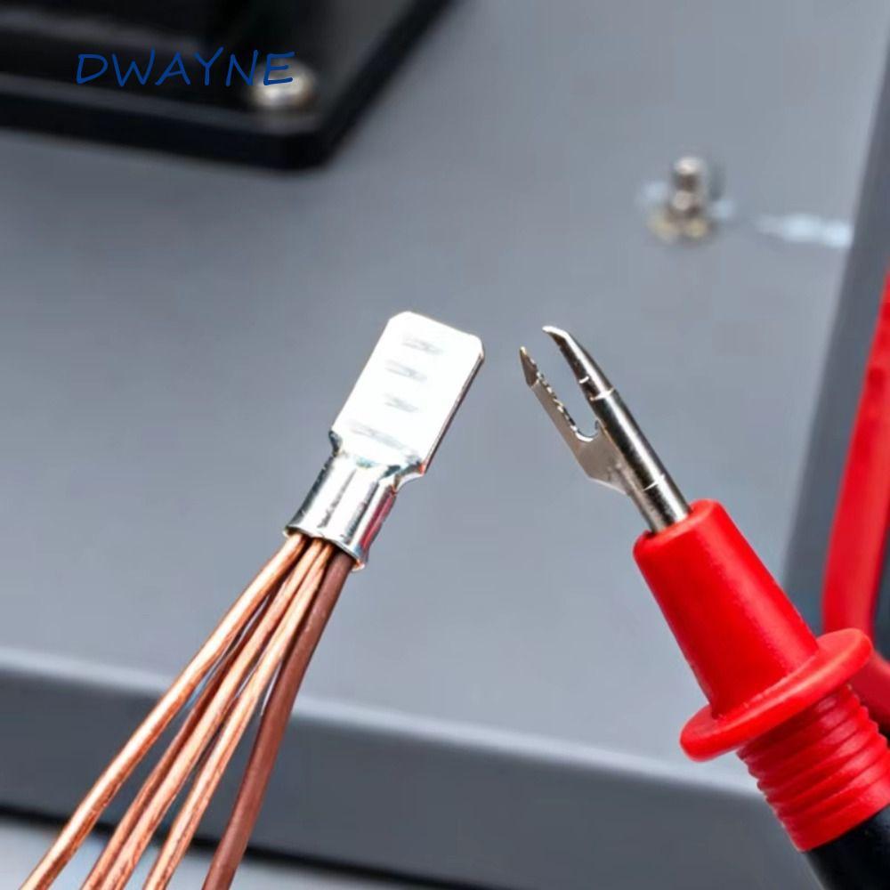 DWAYNE 100 CÁI C45 Pin Terminal, Kẹp chắc chắn Đồng tím C45 Contact Pin, Không dễ bị oxy hóa Bạc dẫn