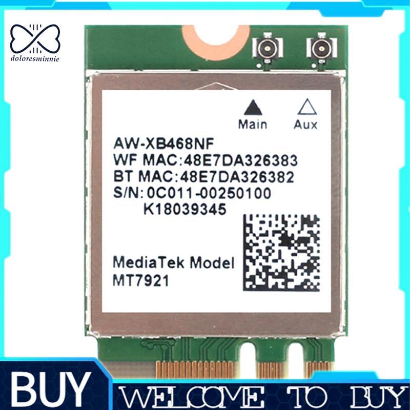 1 Cái MT7921 WIFI6 2.4G 5G Thẻ Mạng Gigabit M2 5.2 BT Thẻ Mạng Xanh