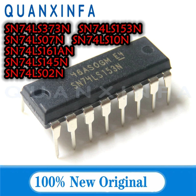 10 CHIẾC SN74LS373N SN74LS161AN SN74LS145N SN74LS02N SN74LS153N SN74LS07N SN74LS10N DIP 74LS07 74LS1