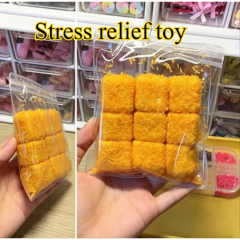 9 Link Square Squish Toy Kawaii Snack Hình Lớp học Phần thưởng