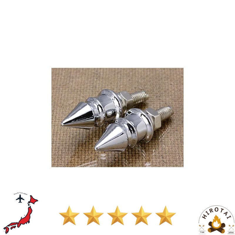 Spike License Plate Bolts by Number Plate | Enhance Your Vehicle's Style | Durable & Weather-Resista